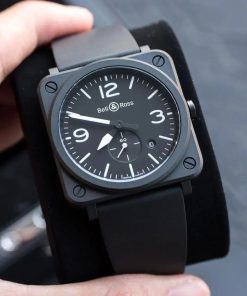 am Tangan Bell & Ross S Black Matte