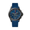 Chronograph Blue Rubber Strap