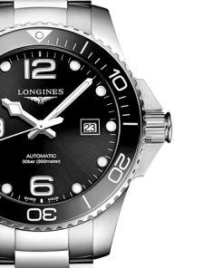 HydroConquest Automatic Sunray Black Stainless Steel