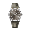 Master Collection Sunray Grey Leather Strap